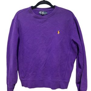 POLO by RALPH LAUREN Men's Unisex Pullover Sweatshirt Purple Size Medium…